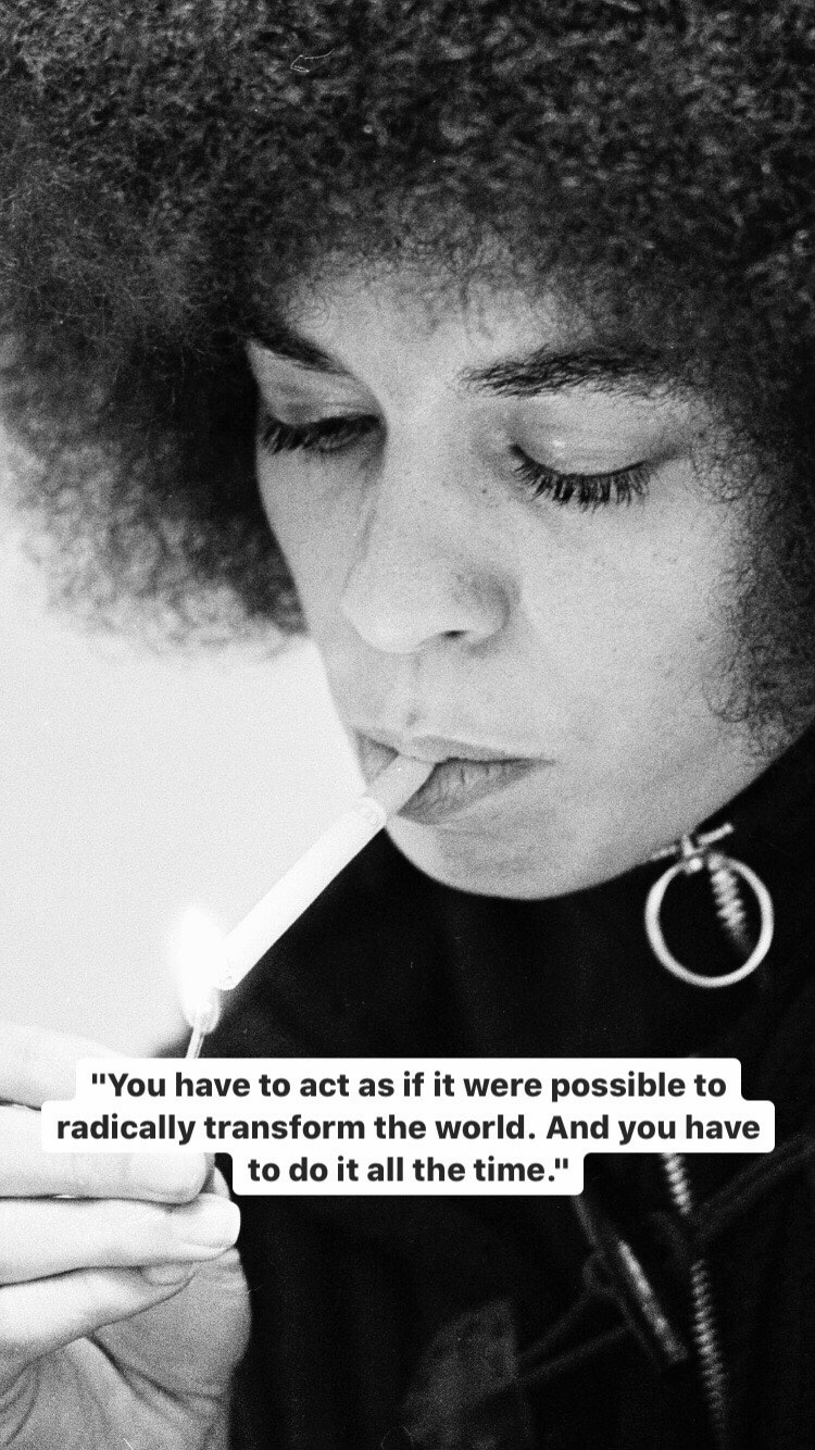 Photo of Angela Davis