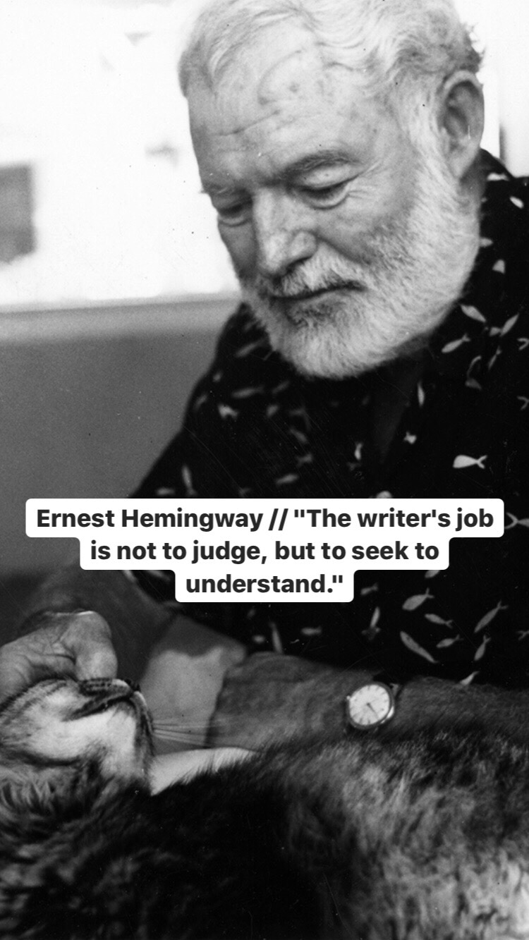 Photo of Ernest Hemingway