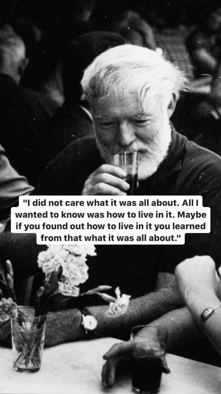 Photo of Ernest Hemingway