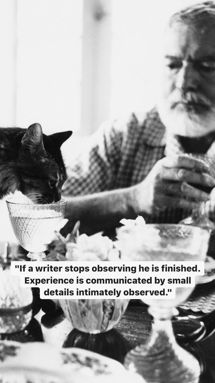 Photo of Ernest Hemingway