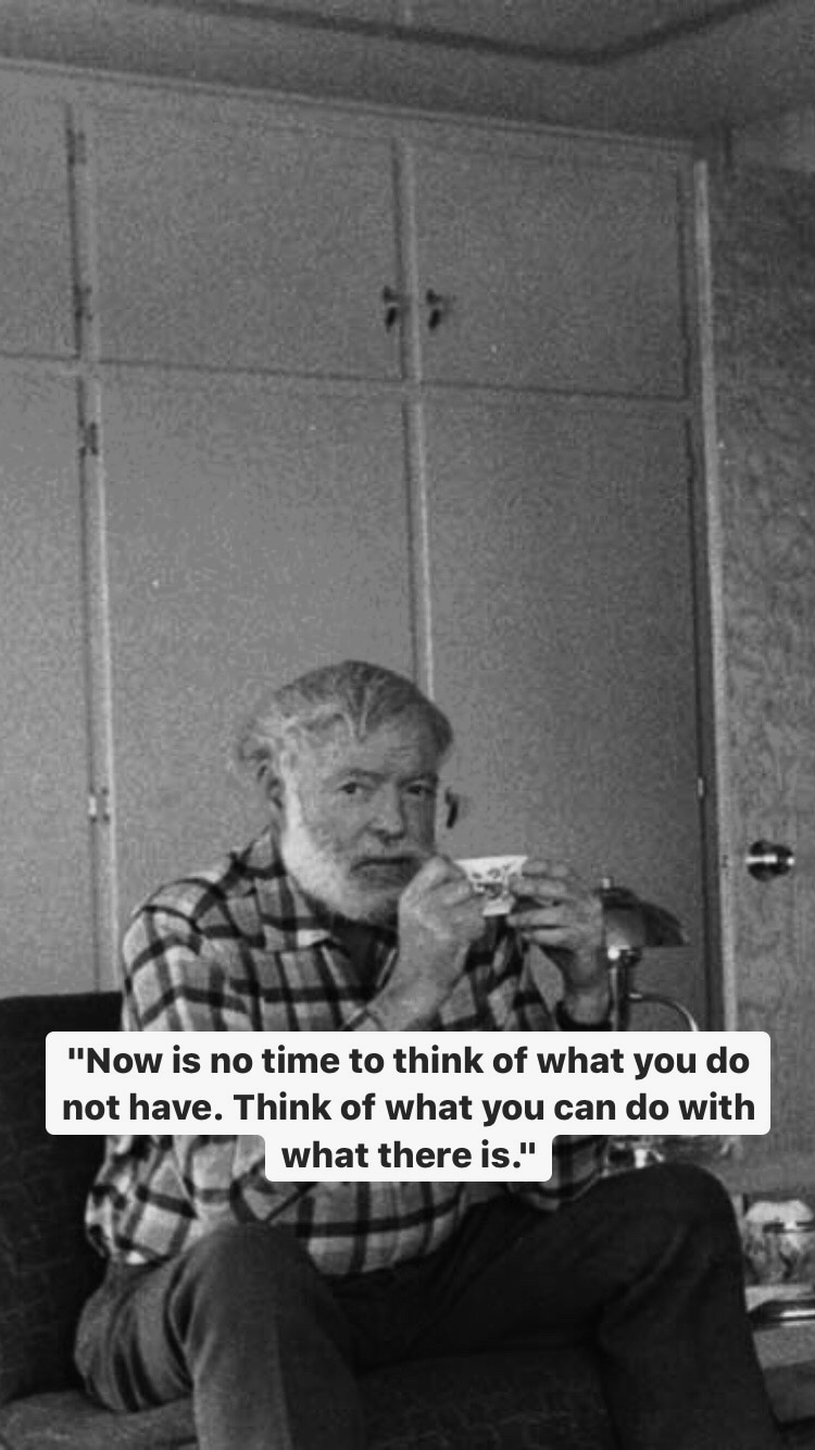 Photo of Ernest Hemingway