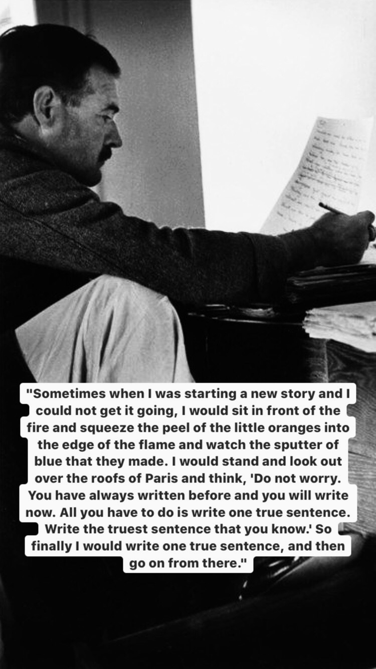 Photo of Ernest Hemingway