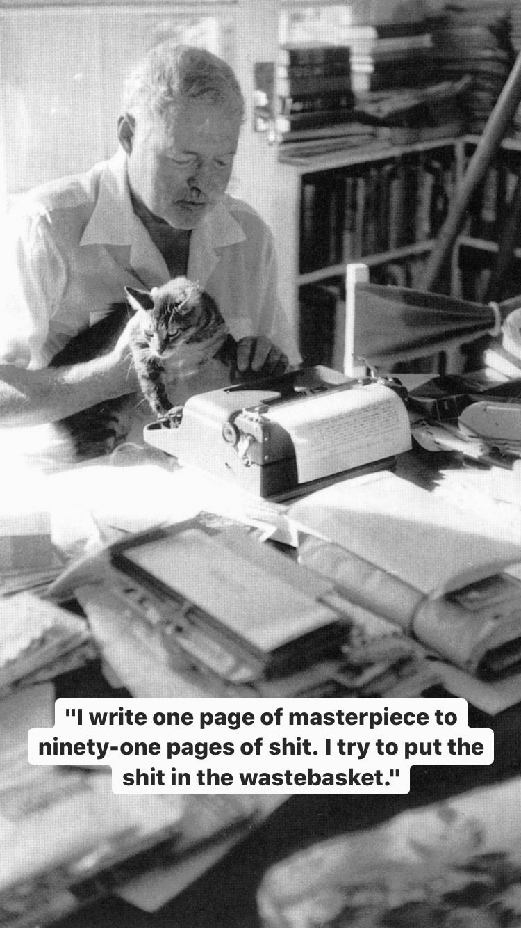 Photo of Ernest Hemingway