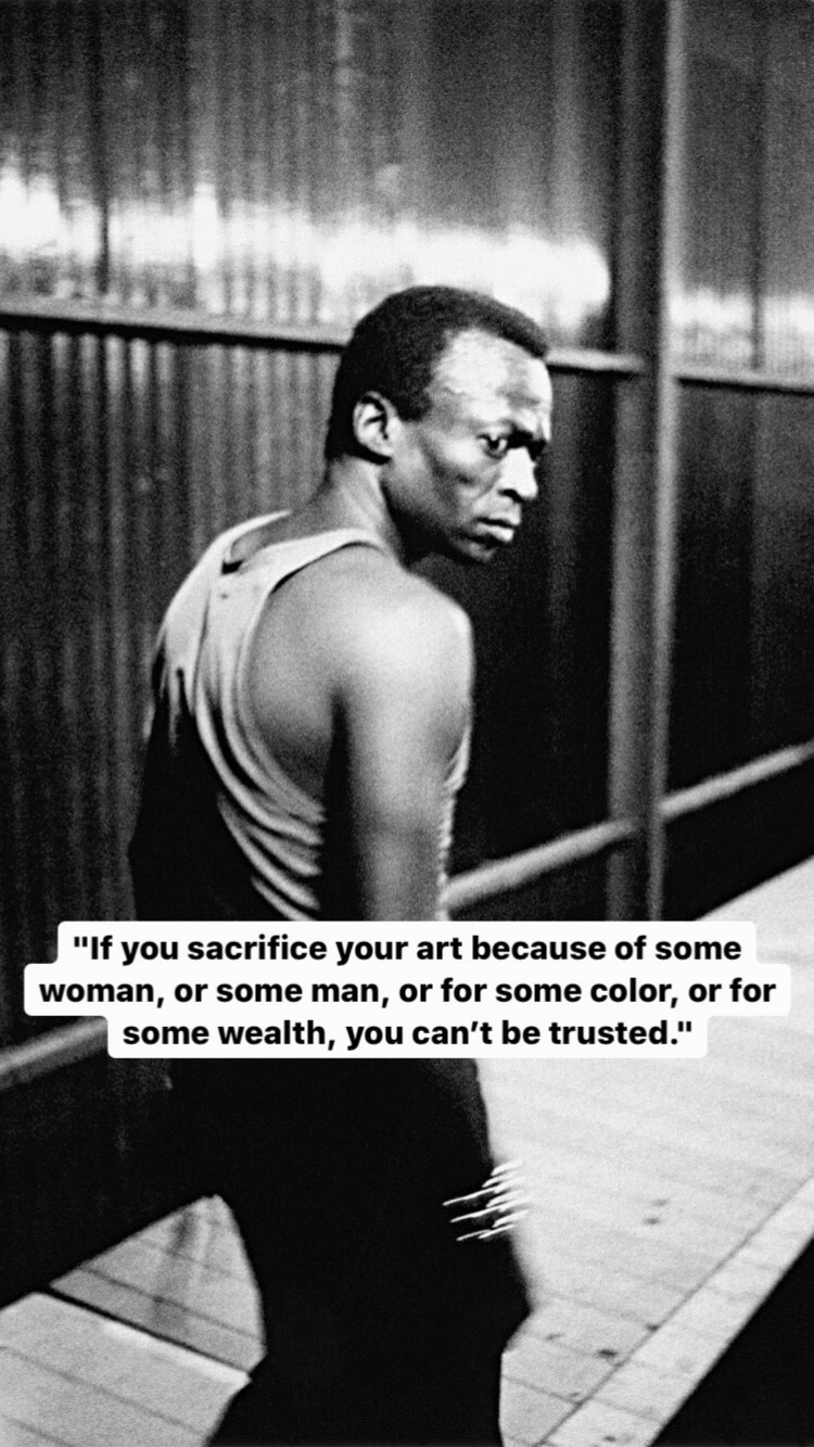 Photo of Miles Davis