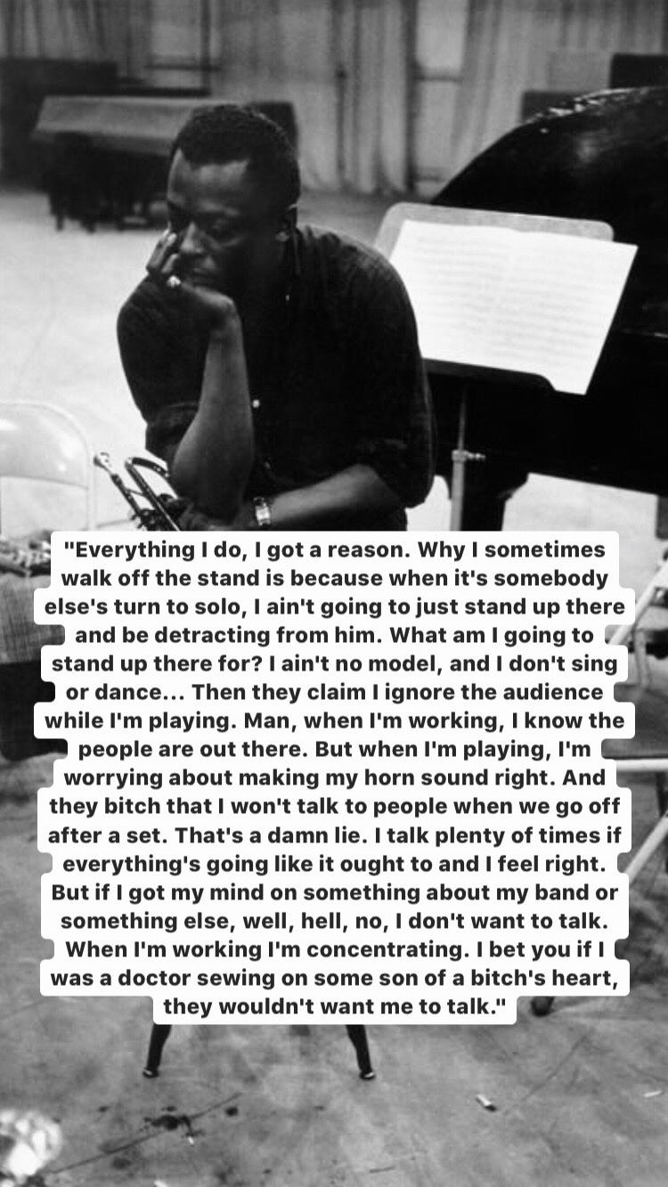 Photo of Miles Davis