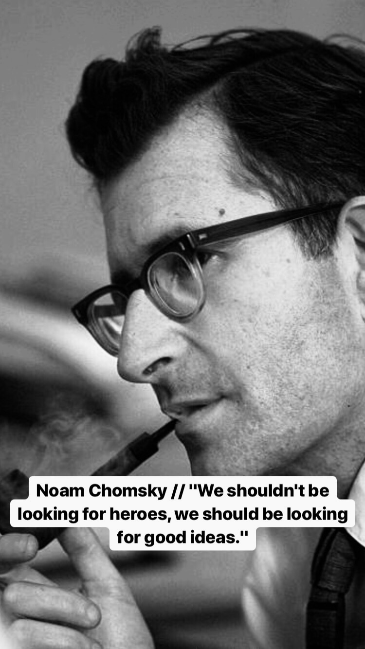 Photo of Noam Chomsky