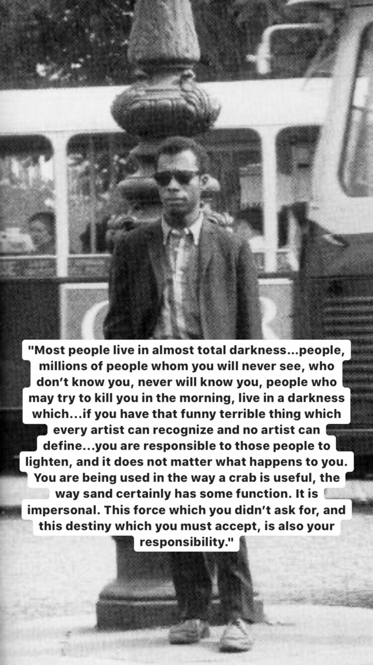 Photo of James Baldwin