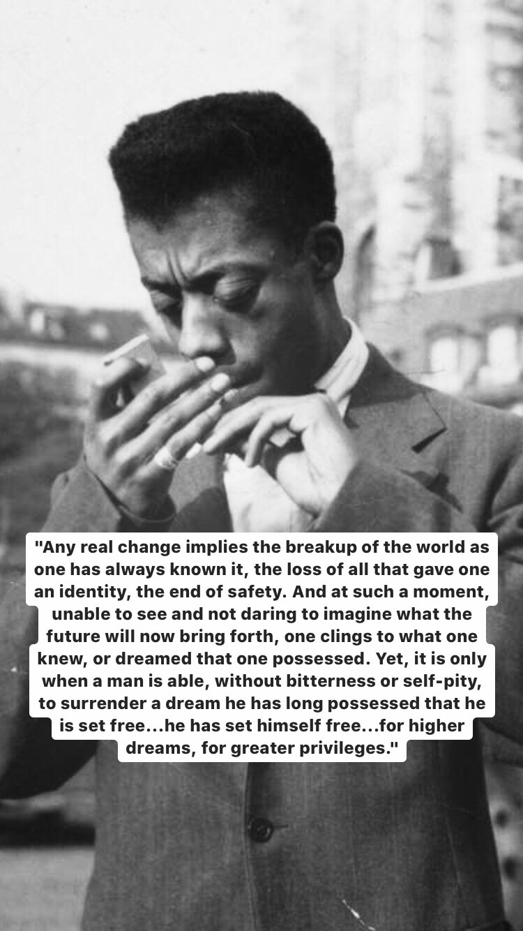 Photo of James Baldwin