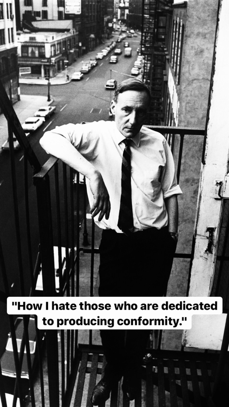 Photo of William S. Burroughs