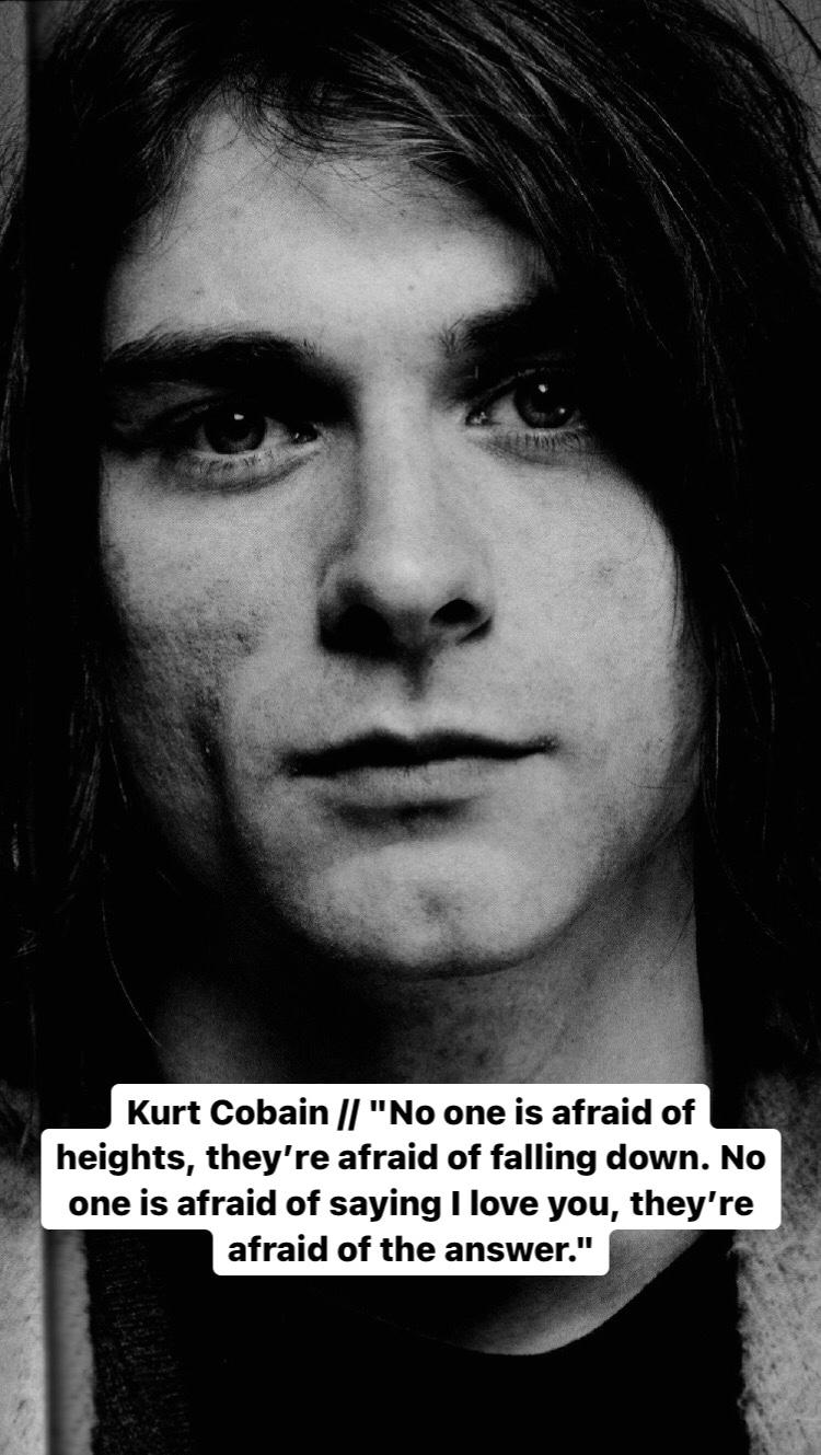 Photo of Kurt Cobain