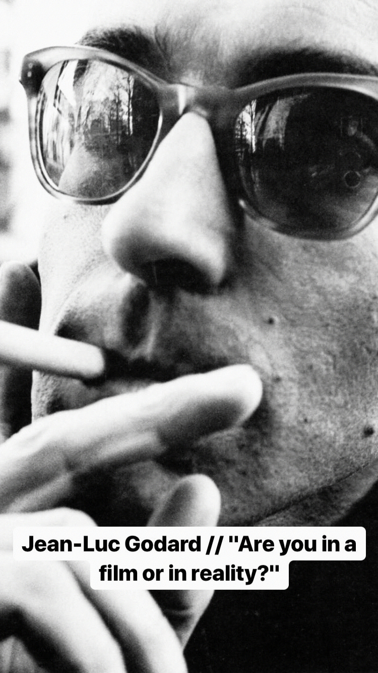 Photo of Jean-Luc Godard