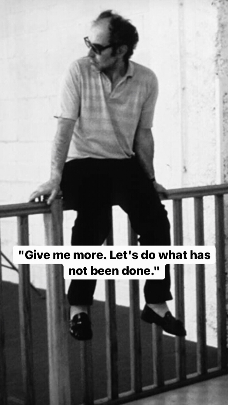 Photo of Jean-Luc Godard