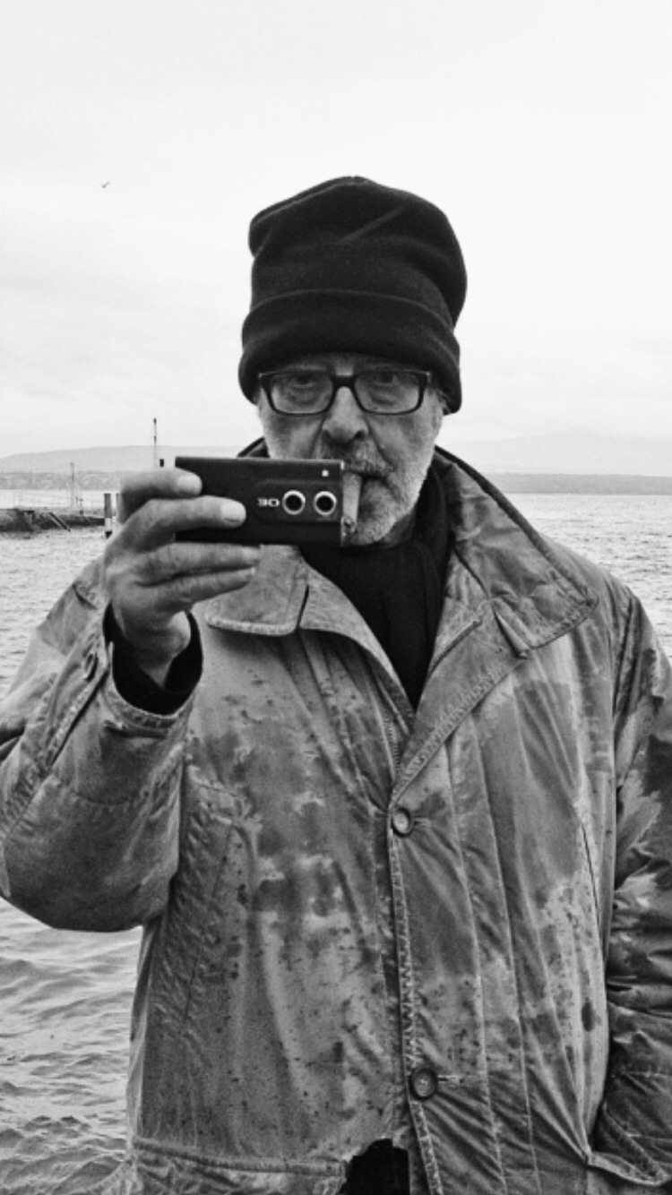 Photo of Jean-Luc Godard
