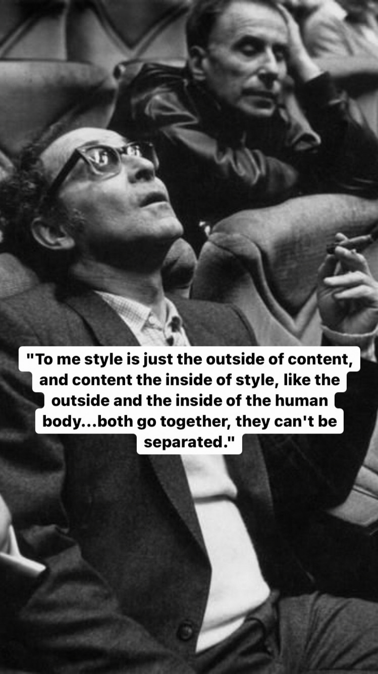 Photo of Jean-Luc Godard