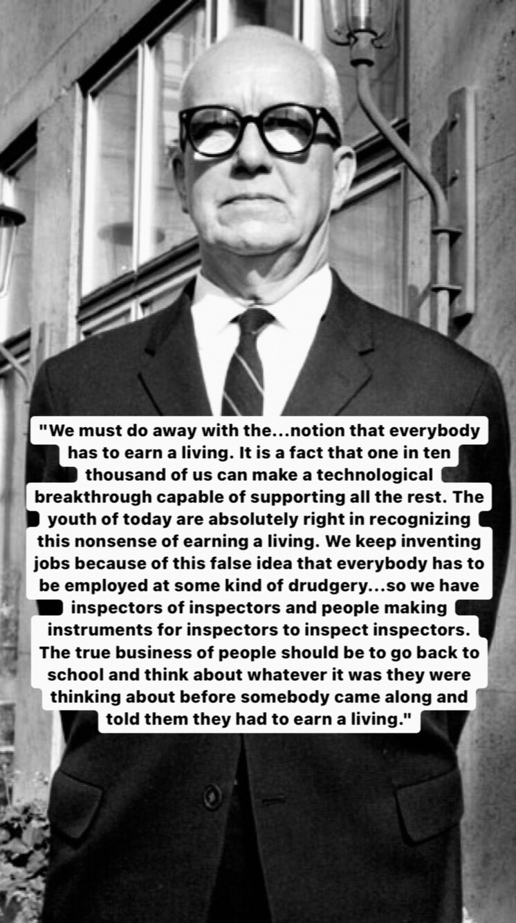 Photo of Buckminster Fuller