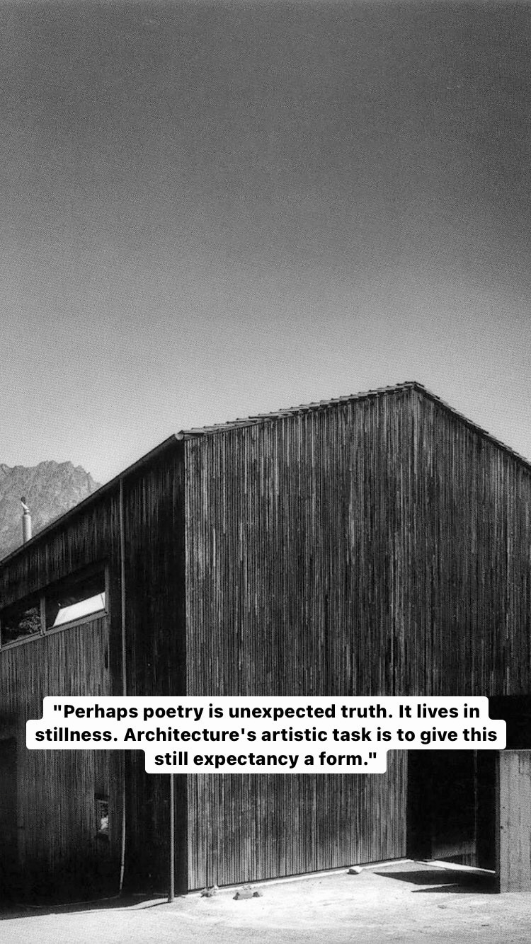 Photo of Peter Zumthor