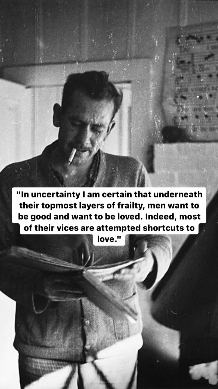 Photo of John Steinbeck