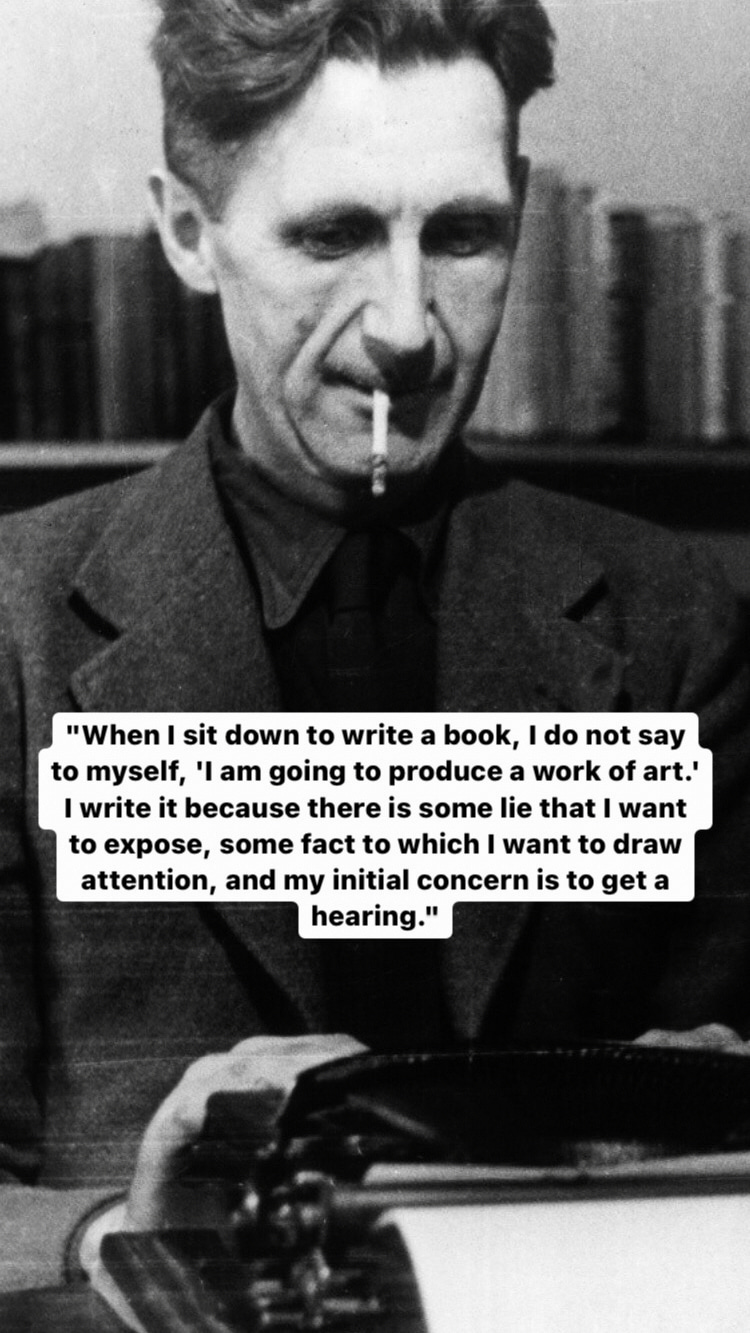 Photo of George Orwell