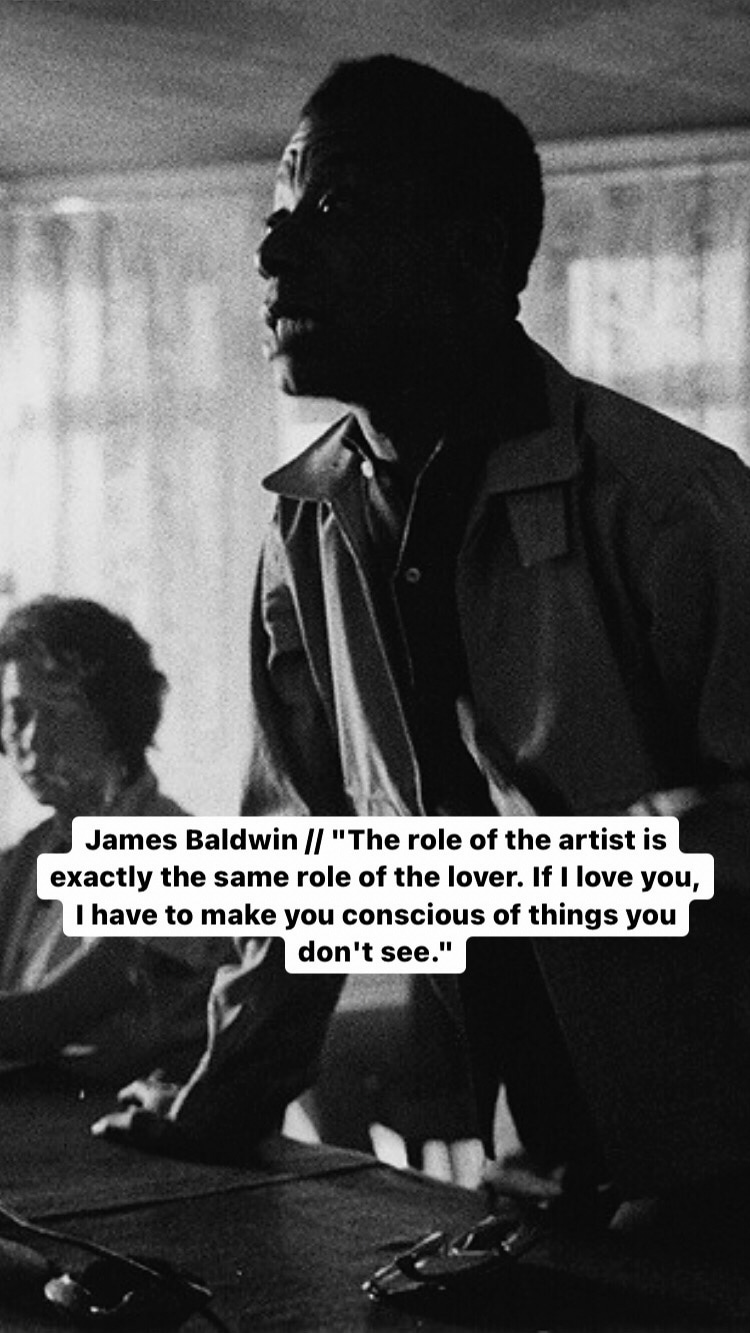 Photo of James Baldwin