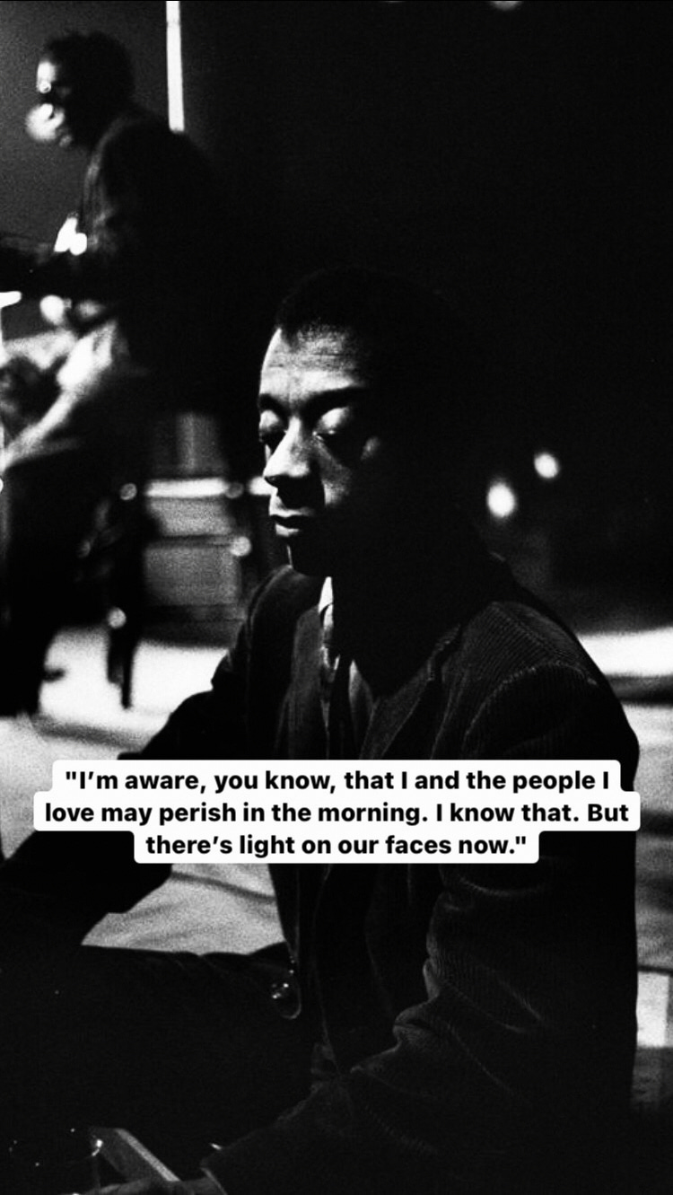 Photo of James Baldwin