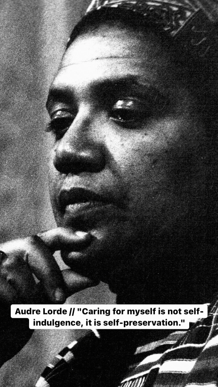 Photo of Audre Lorde