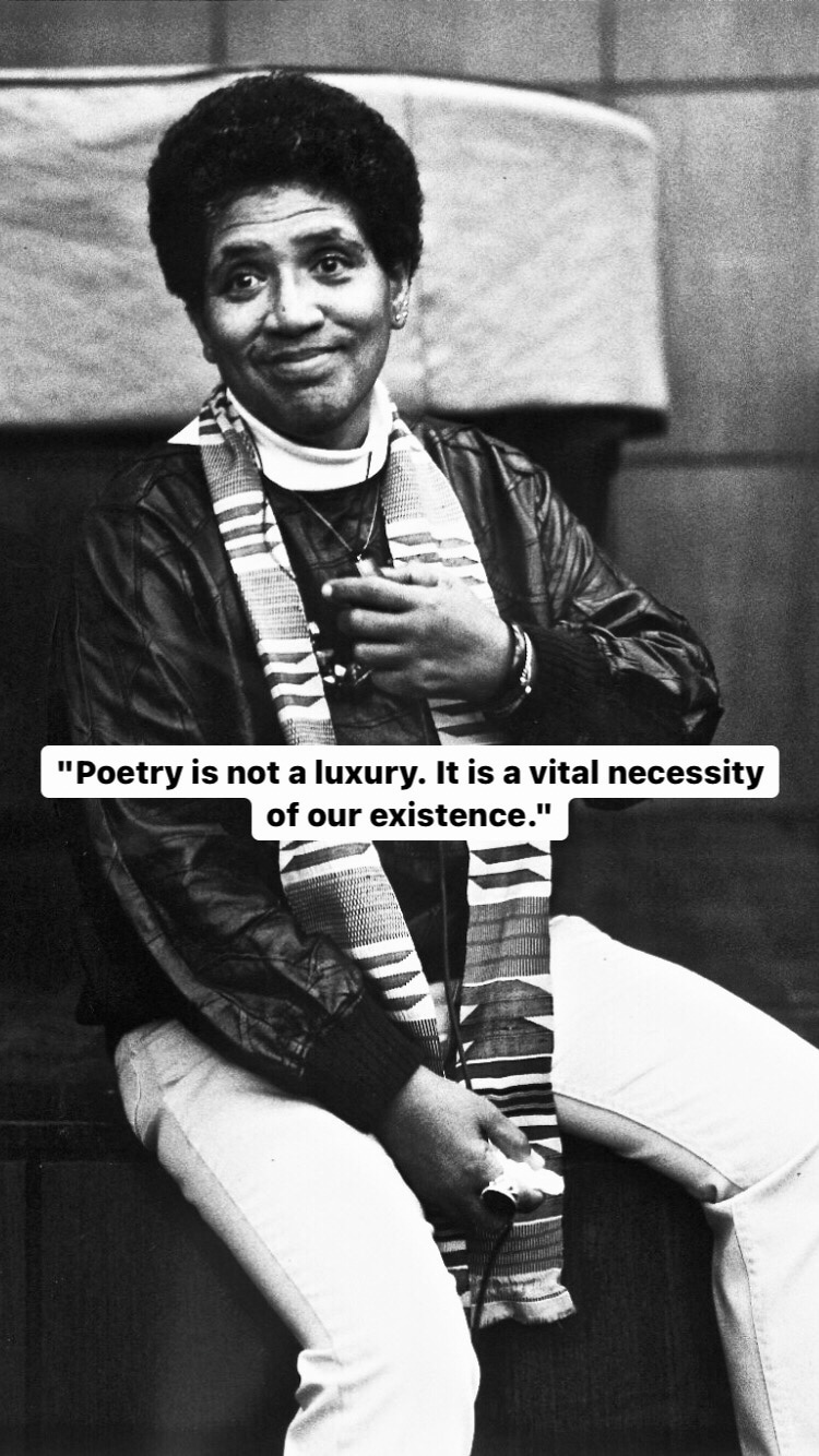 Photo of Audre Lorde