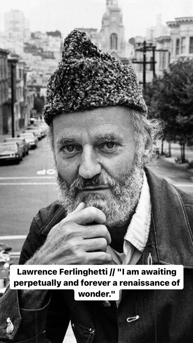 Photo of Lawrence Ferlinghetti
