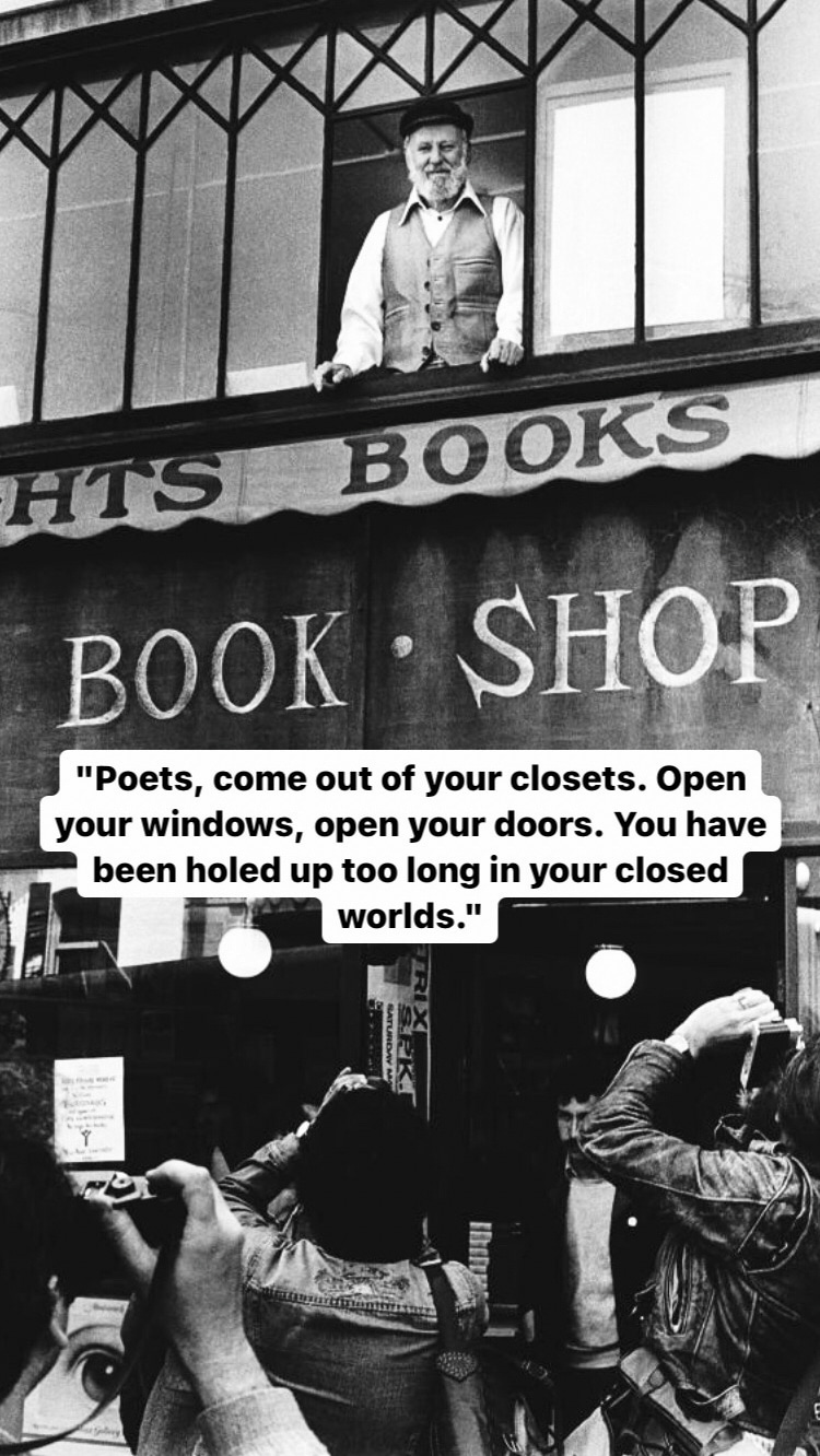 Photo of Lawrence Ferlinghetti