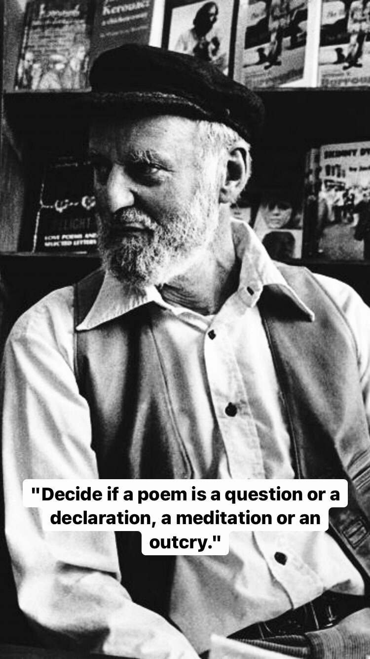 Photo of Lawrence Ferlinghetti