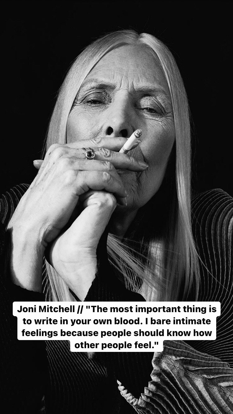 Photo of Joni Mitchell