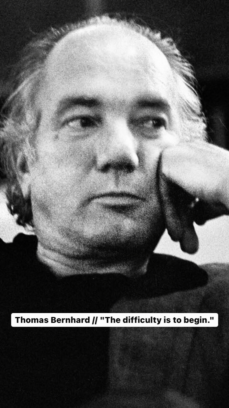 Photo of Thomas Bernhard