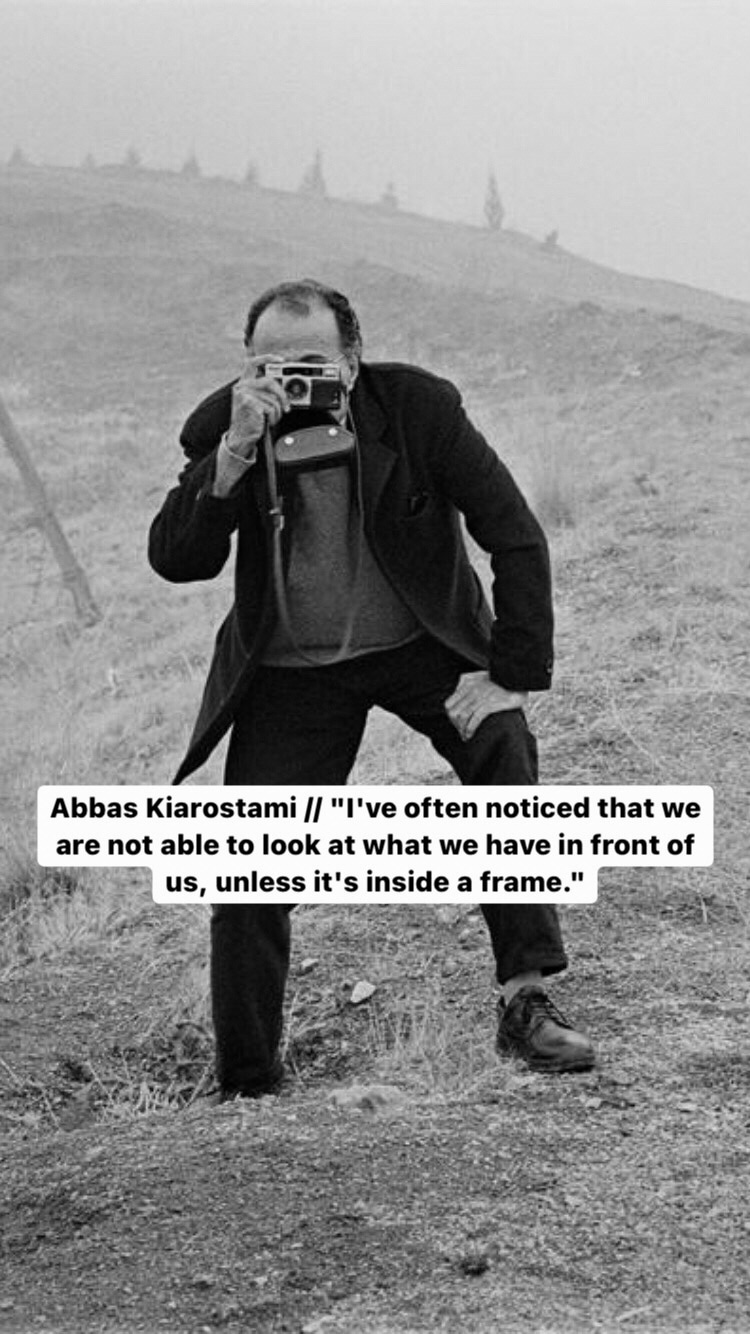 Photo of Abbas Kiarostami
