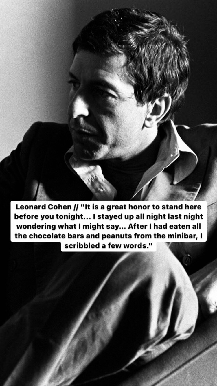 Photo of Leonard Cohen