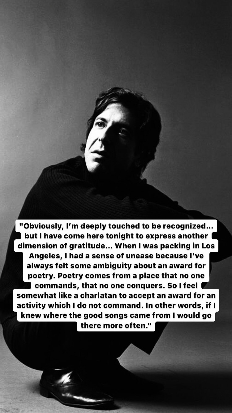 Photo of Leonard Cohen