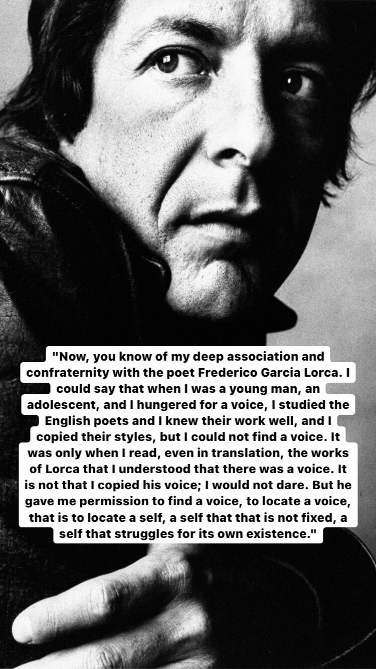 Photo of Leonard Cohen