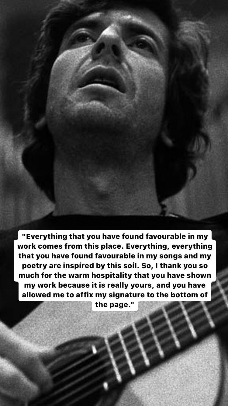 Photo of Leonard Cohen