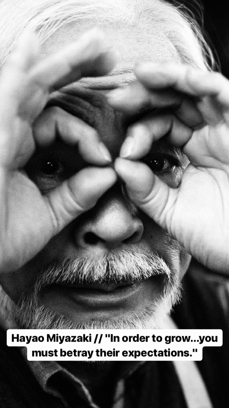 Photo of Hayao Miyazaki