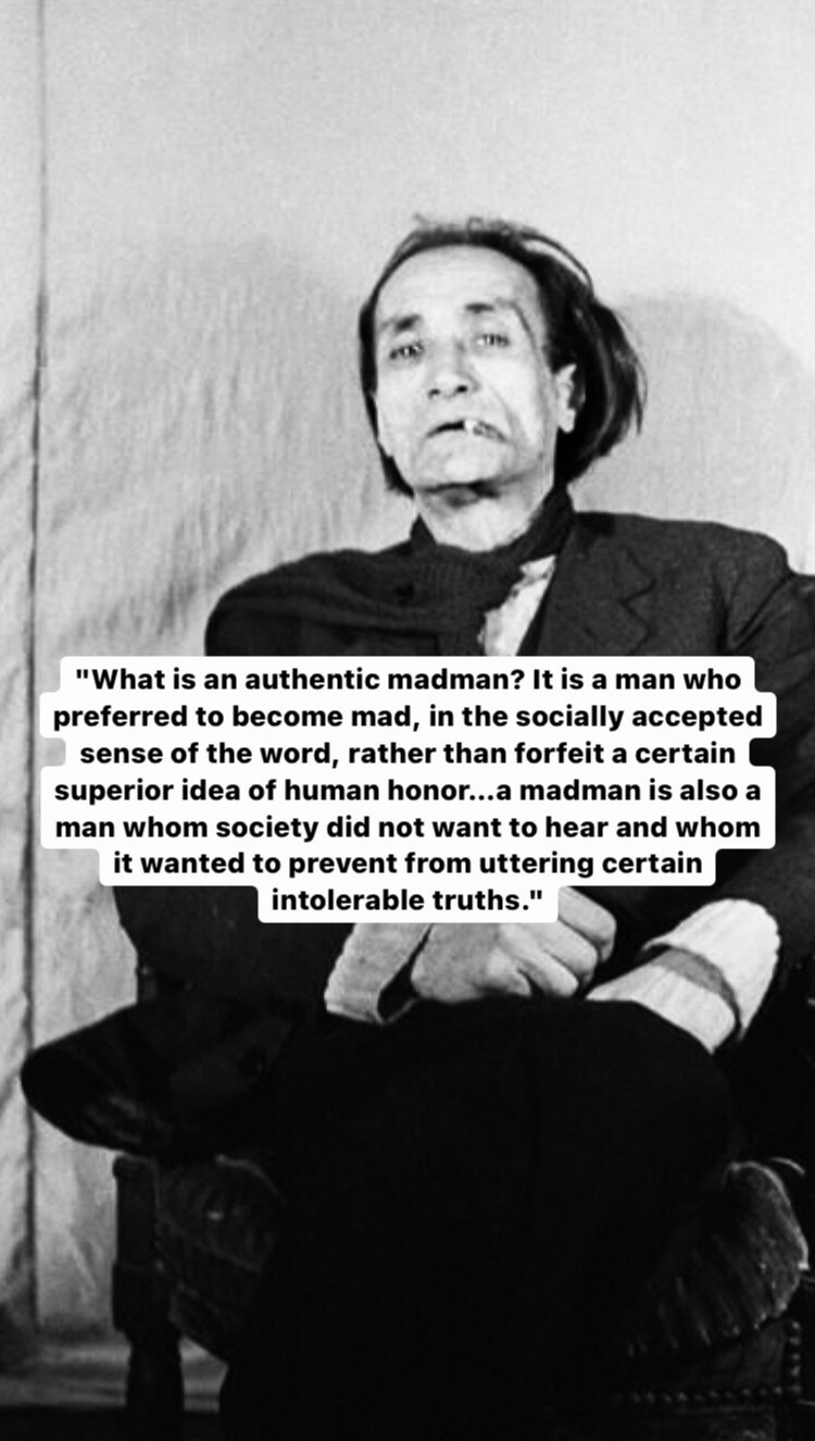 Photo of Antonin Artaud