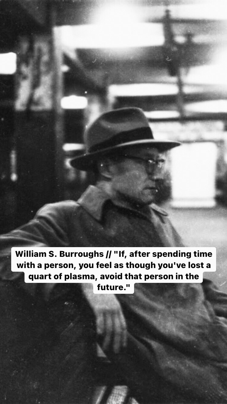 Photo of William S. Burroughs