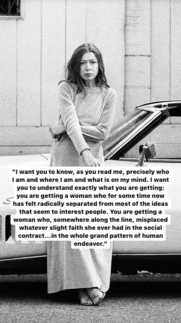 Photo of Joan Didion