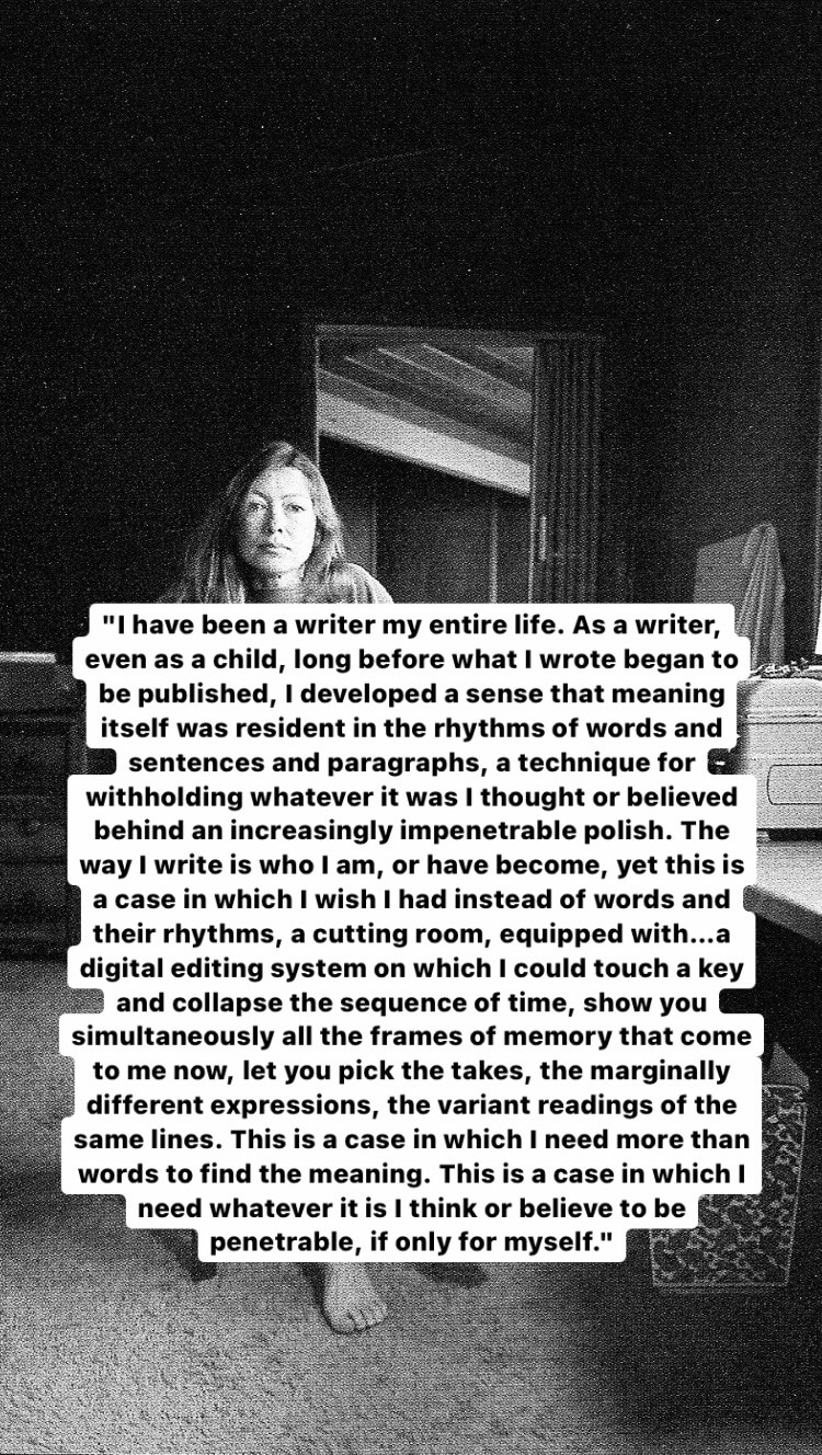 Photo of Joan Didion