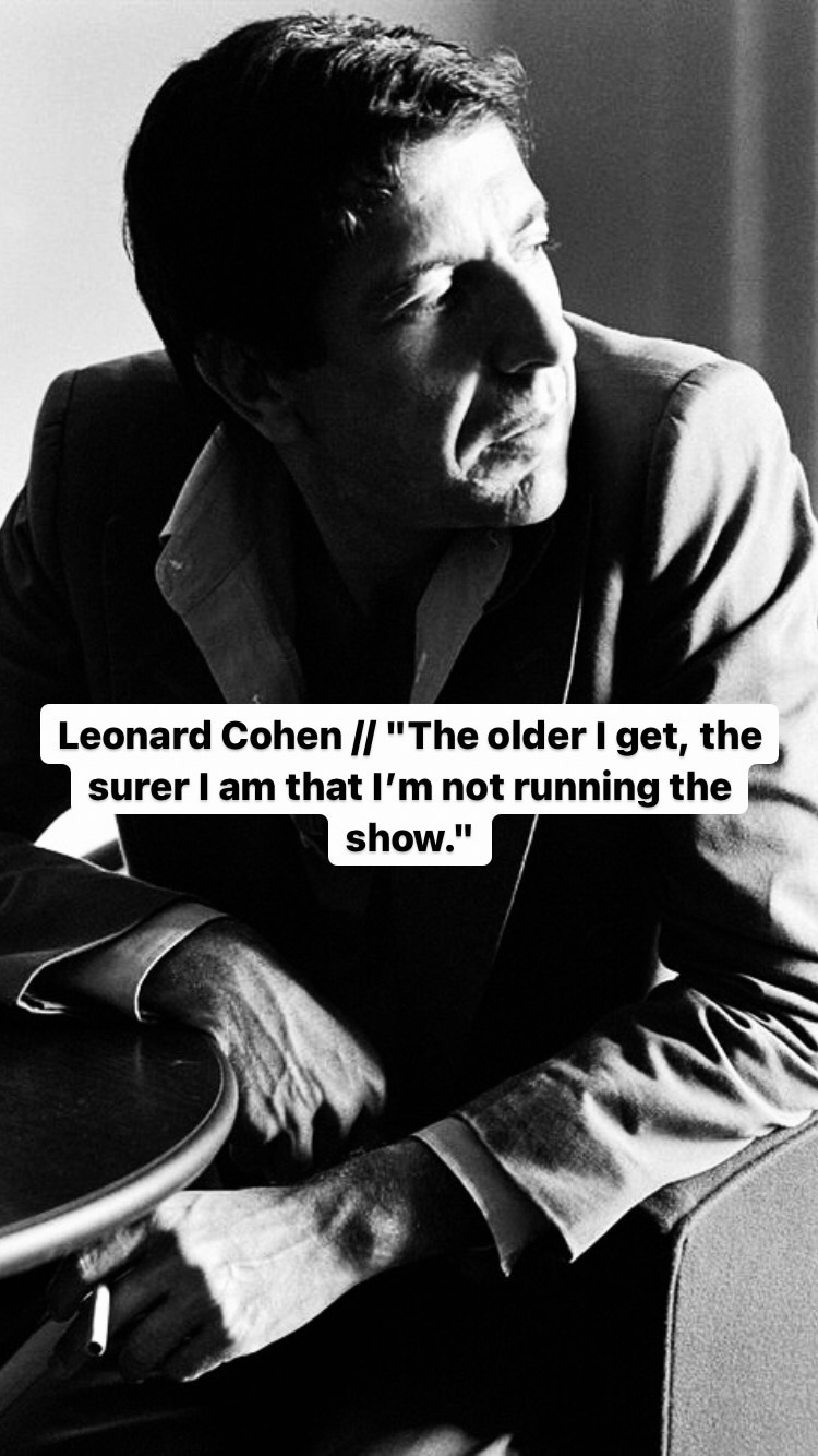 Photo of Leonard Cohen