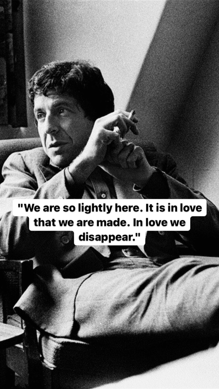 Photo of Leonard Cohen