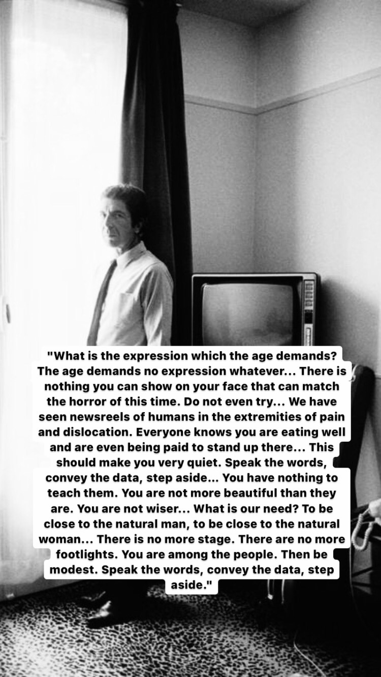 Photo of Leonard Cohen