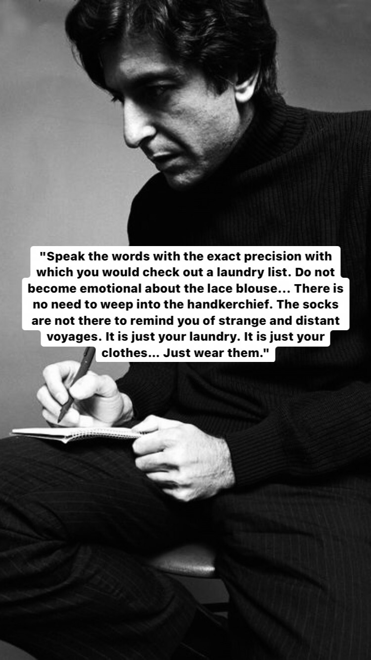 Photo of Leonard Cohen