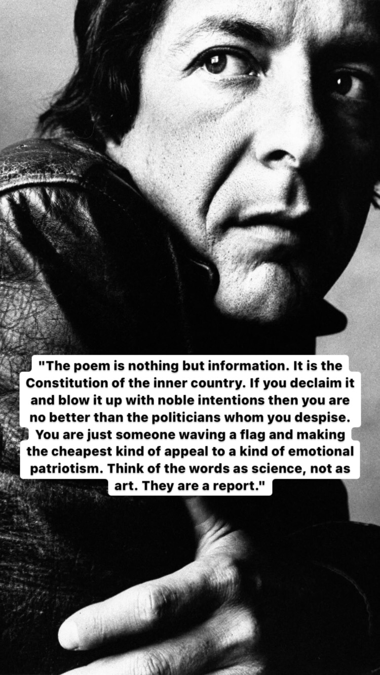 Photo of Leonard Cohen