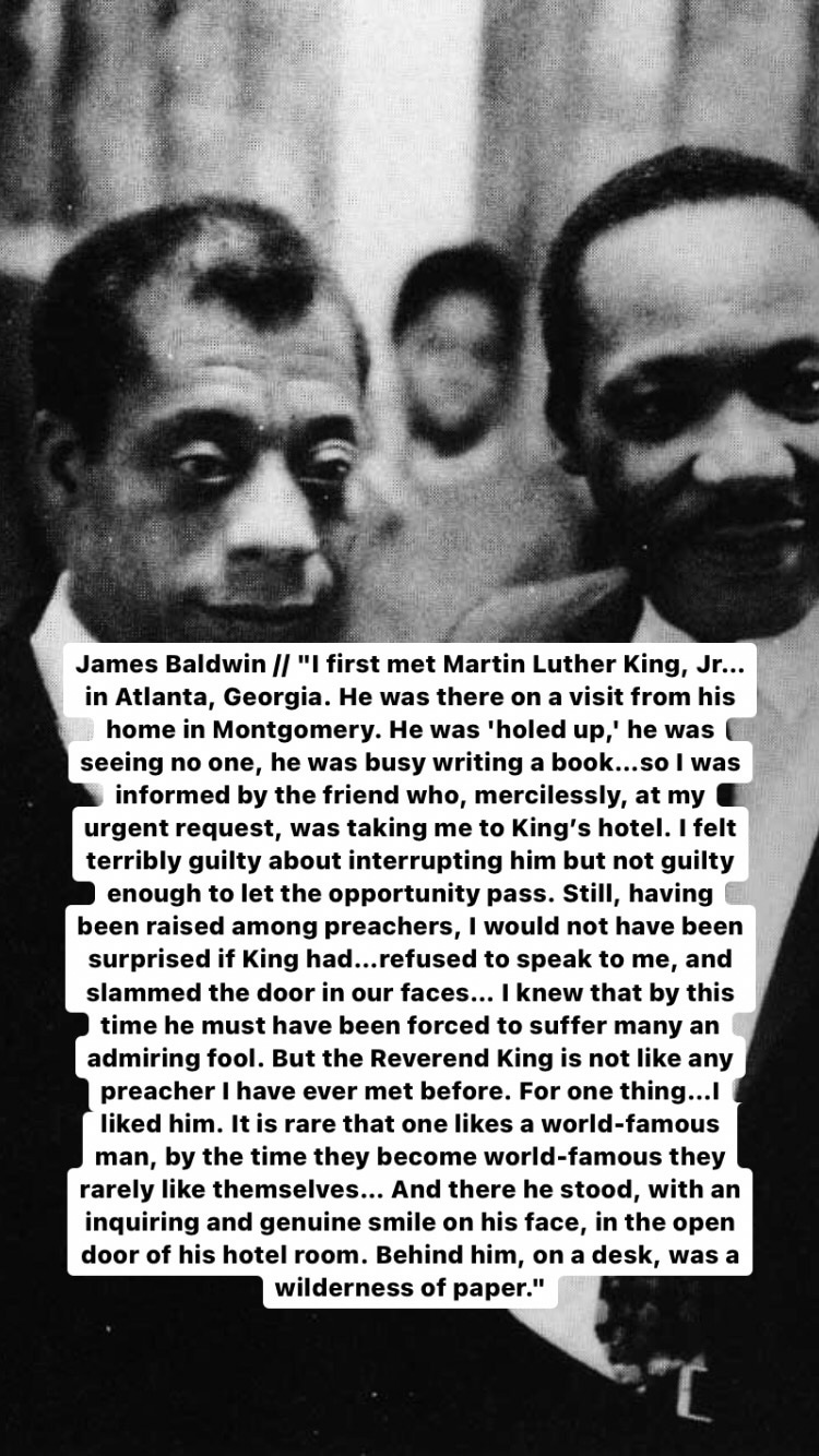 Photo of James Baldwin