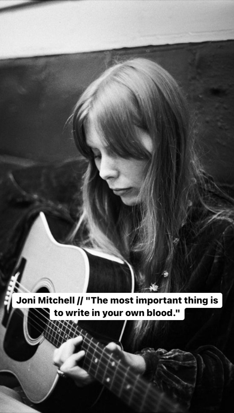 Photo of Joni Mitchell