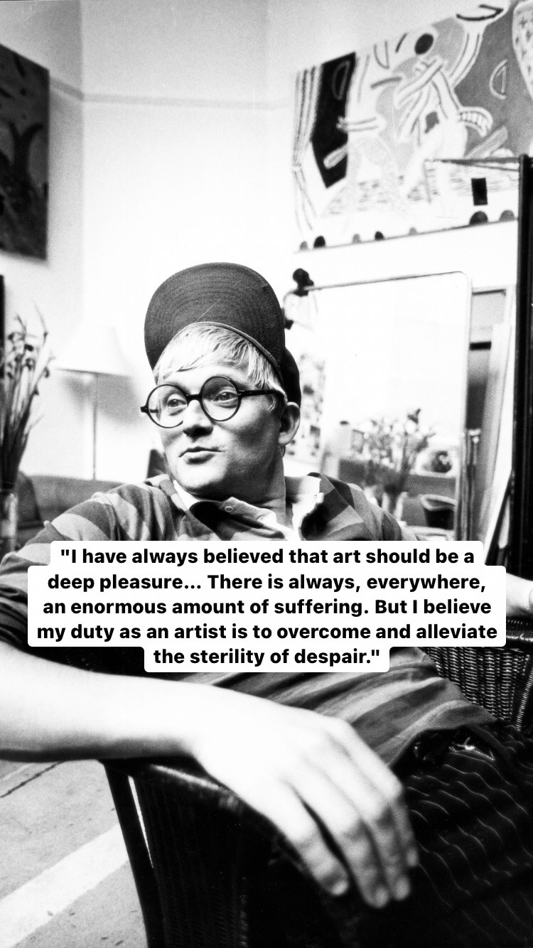 Photo of David Hockney