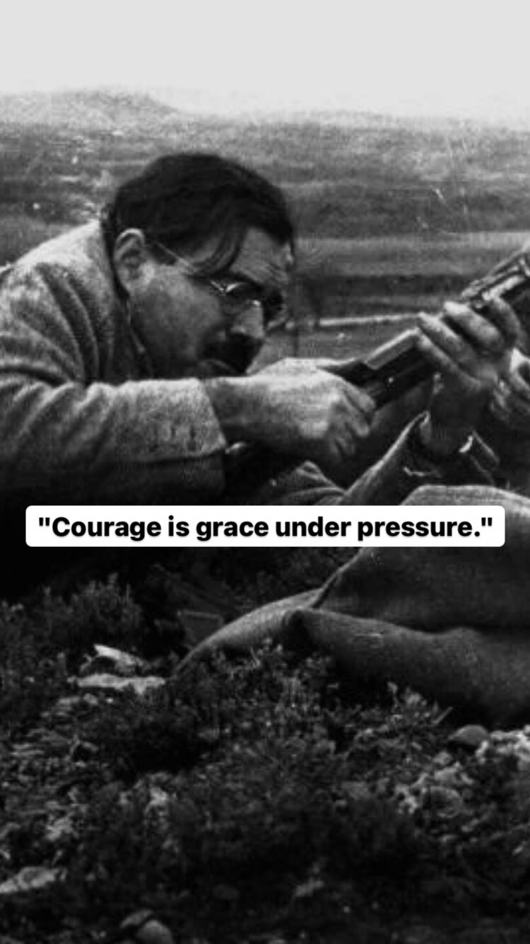 Photo of Ernest Hemingway